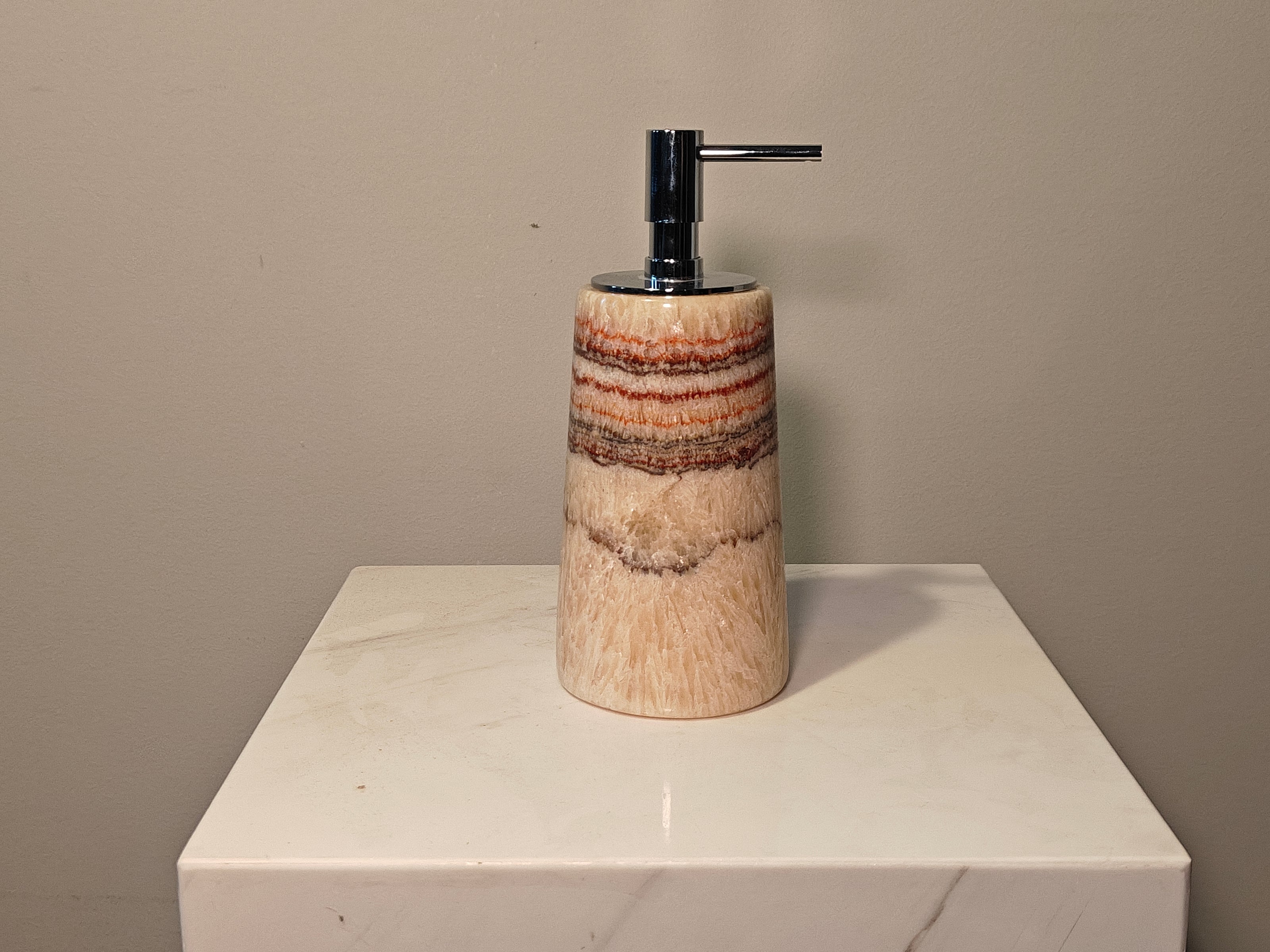 Natural Marble handicraft article - Hand Sanitizer Bottle