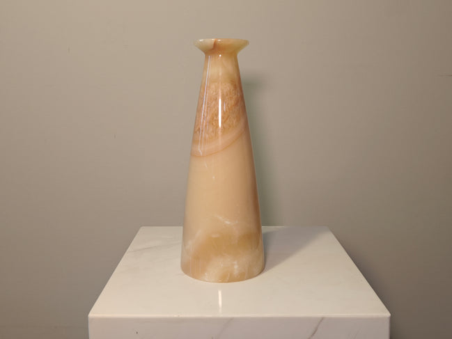 Natural Marble handicraft article - Red Dragon Jade Vase