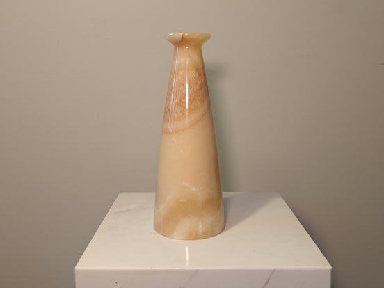 Natural Marble handicraft article - Red Dragon Jade Vase