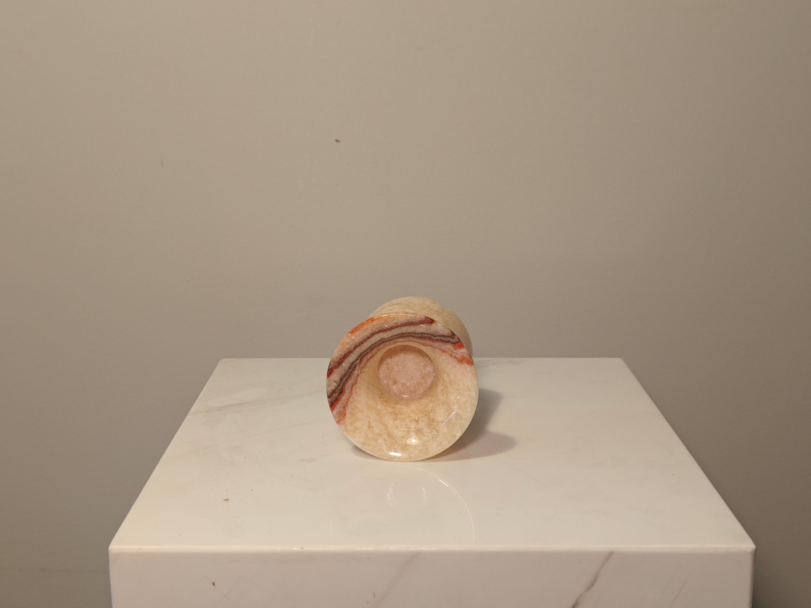 Natural Marble handicraft article - Red Jade Diffuser Mug