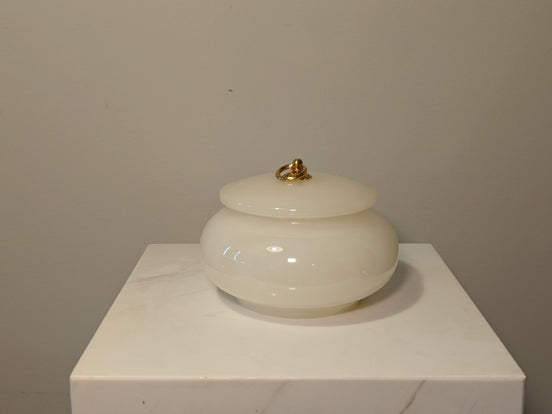 Natural Marble handicraft article - WHITE JADE Display Tea Cup