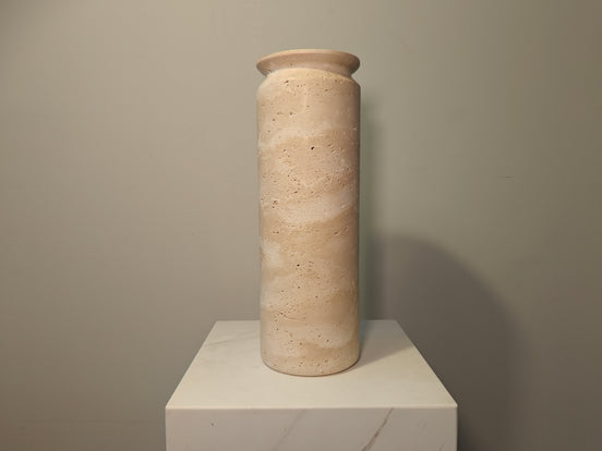 Natural Marble handicraft article - Travertine Vase