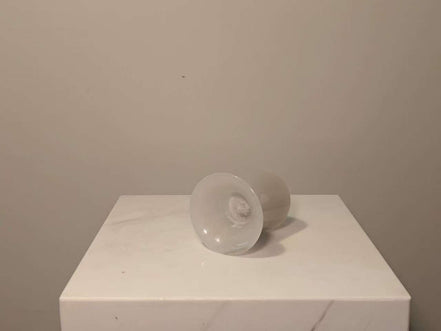 Natural Marble handicraft article - Cloudy White Jade Diffuser Mug