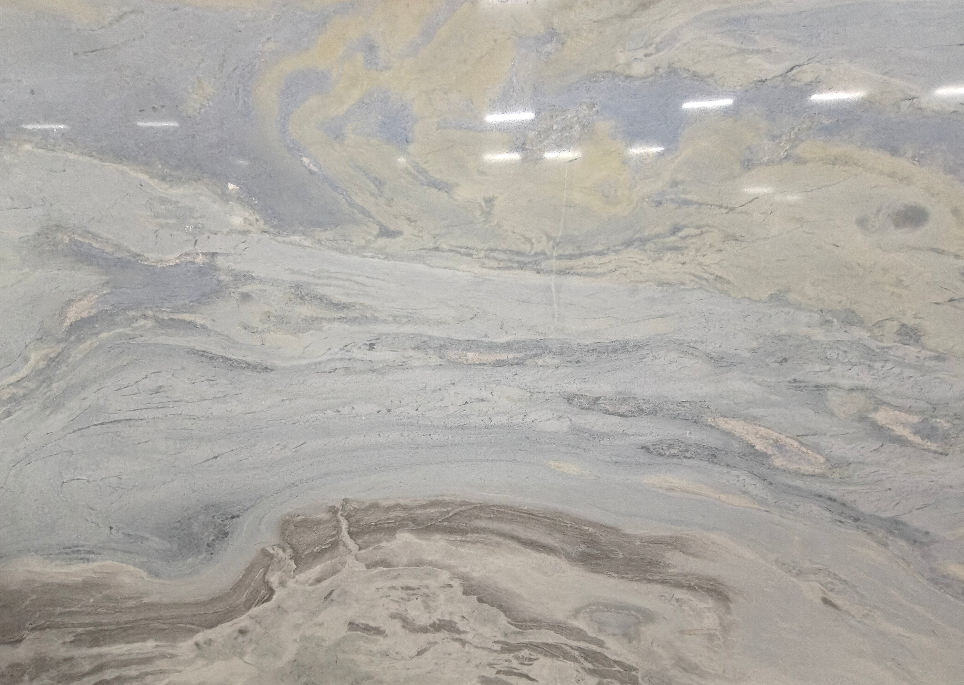 Marble - Onyx - Van Gogh's Starry Night - Polished