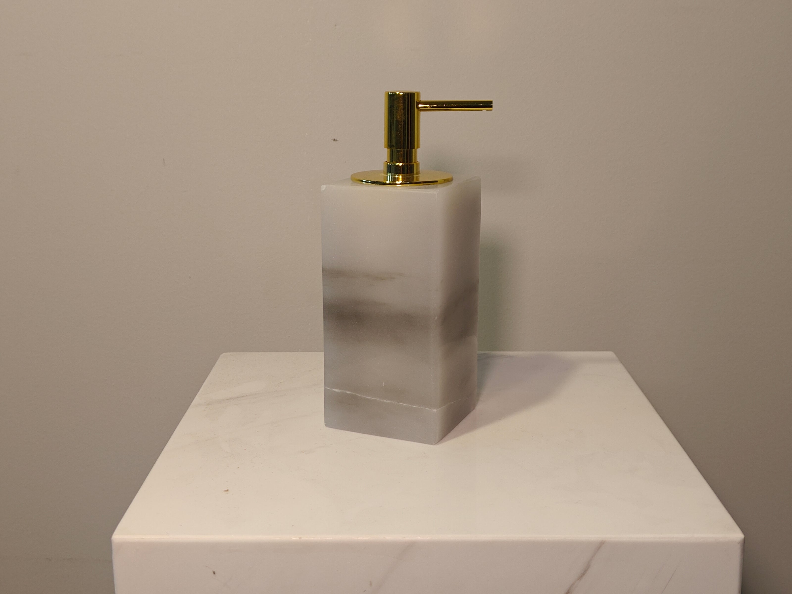 Natural Marble handicraft article - Hand Sanitizer Bottle