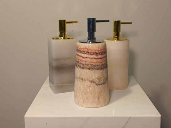 Natural Marble handicraft article - Hand Sanitizer Bottle