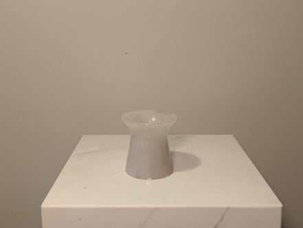 Natural Marble handicraft article - Cloudy White Jade Diffuser Mug