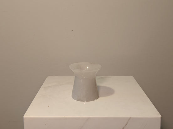 Natural Marble handicraft article - Cloudy White Jade Diffuser Mug